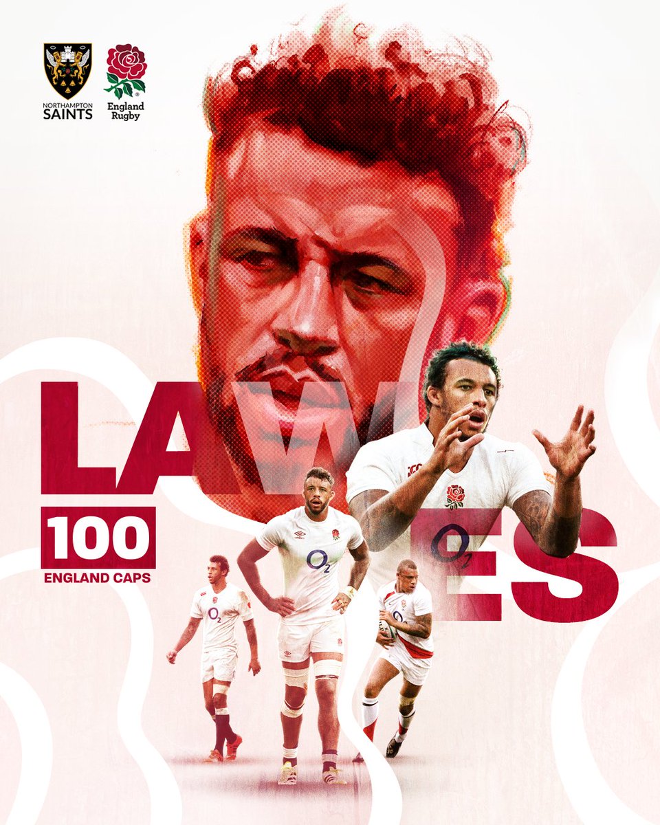 Writing his own history 🐐

1️⃣0️⃣0️⃣ England caps, all as a Saint.

<a href="/Courtney_Lawes/">Courtney Lawes</a> 👏