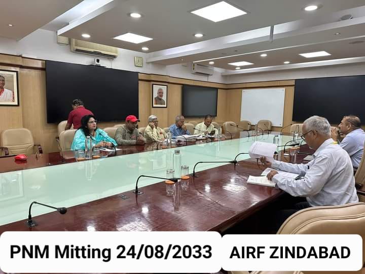 PNM MEETING <a href="/ShivaGopalMish1/">Shiva Gopal Mishra</a>  
 Ji Discuss on every points of workers and rail apprentice issue...
I hope.. each and every apprentice have get appointment and  fullfill his dream <a href="/AIRAAAOFFICIAL/">All India Railway Act Apprentice Association</a> <a href="/AIRF_COMMS/">AIRF.COMMS</a> <a href="/Ashishm23900468/">Ashish mishra</a> <a href="/NR_Lko_Act2/">Northern Railways Act Apprentices Association</a> <a href="/HqNrmu/">NRMU HQ DIVISION (सत्यमेव जयते) 🕊️</a> <a href="/Hqnrmu09/">NRMUHQ09</a>