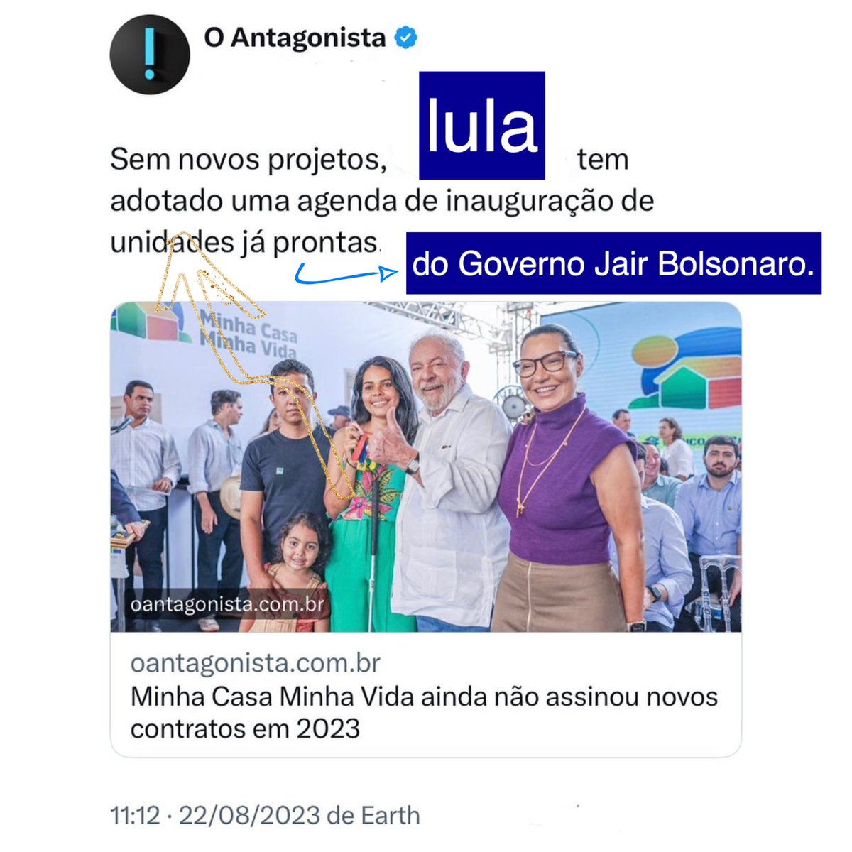 - Aumentam-se impostos, ministérios, taxas, destroem estatais que recuperamos, investidores saindo do país, arrombam o teto de gastos e etc, mas até agora só sobra dinheiro para os comparsas do Foro de SP e para viajar com muito luxo para fora do Brasil. - Nunca esquecendo dos…