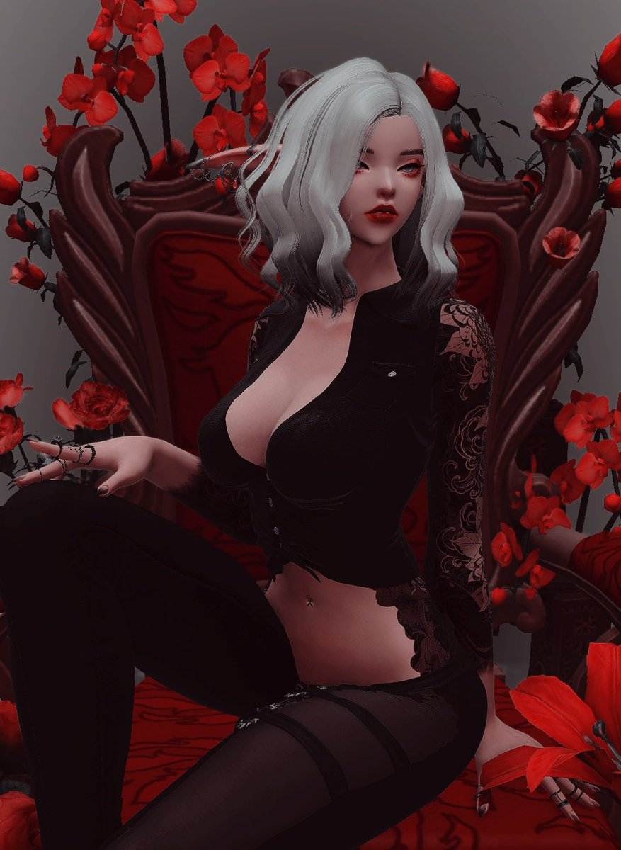 ghost_spice_eve's tweet photo. There is a land called Passive Aggressiva, and I am their queen.

#GPOSERS #viera #veena #voidposes #liabilitymods #linxxmods #posingwithrbb #afterglowstudio #ffxivsleepystudio https://t.co/bCIDbPMmb7