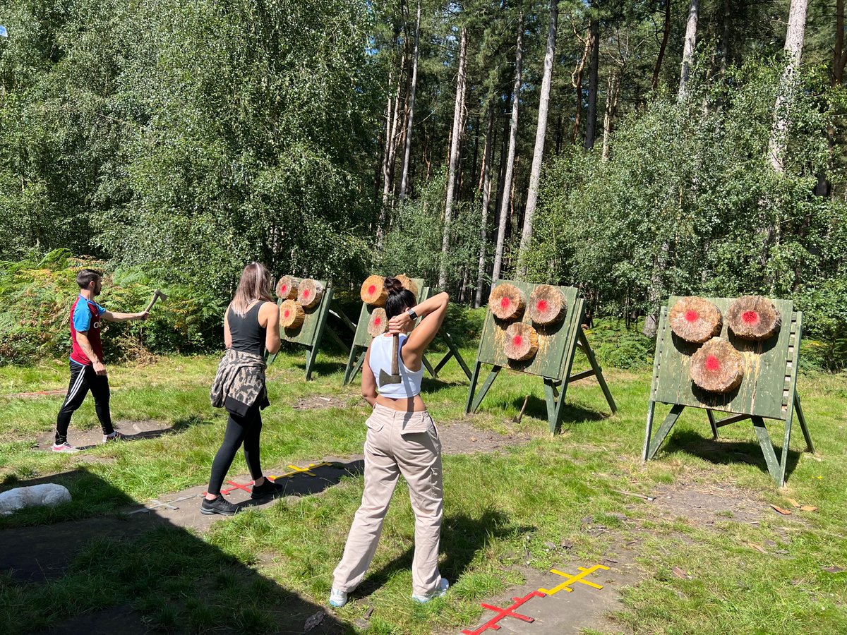 SAAFEducation's tweet photo. Yesterday, we had an action-packed away day at Adrenalin Jungle!
We had a fab time...
π― Axe throwing
π Blindfold driving
πΏ Taking part in the Jungle Challenge
#Teamwork #AwayDay #TeamDayOut https://t.co/hwdTXMT0uN
