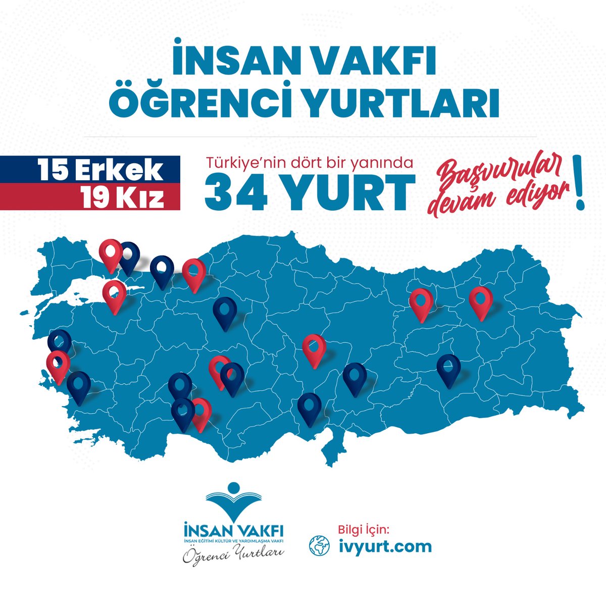 İnsan Vakfı yurtlarında yerin hazır!

Başvuru için;
🌐ivyurt.com