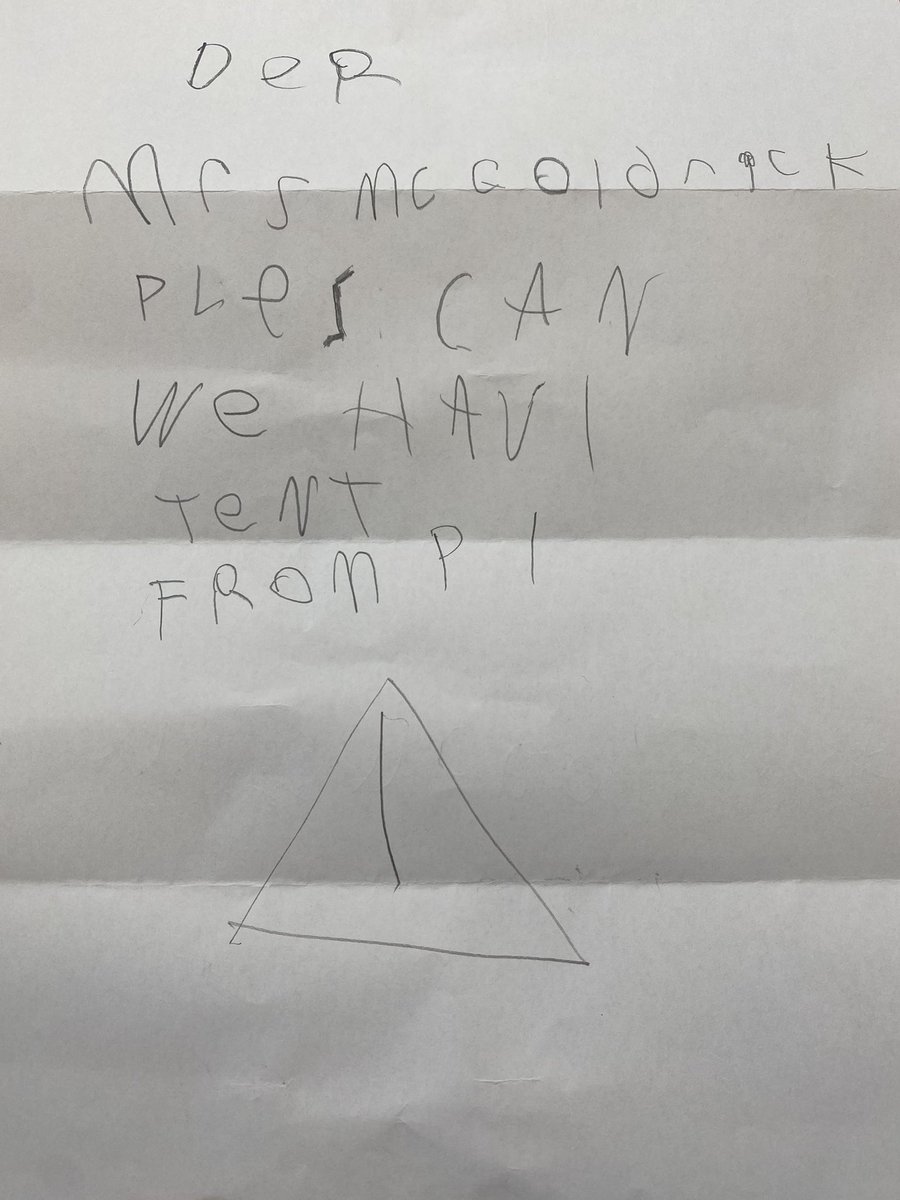 blackridge_ps's tweet photo. A request from Primary 1 we couldn’t refuse 💙 

One tent on the way P1 ⛺️ 🙌🏻

@wl_literacy #PurposefulWriting #LiteracyAcrossLearning https://t.co/D5ikaMkZIf