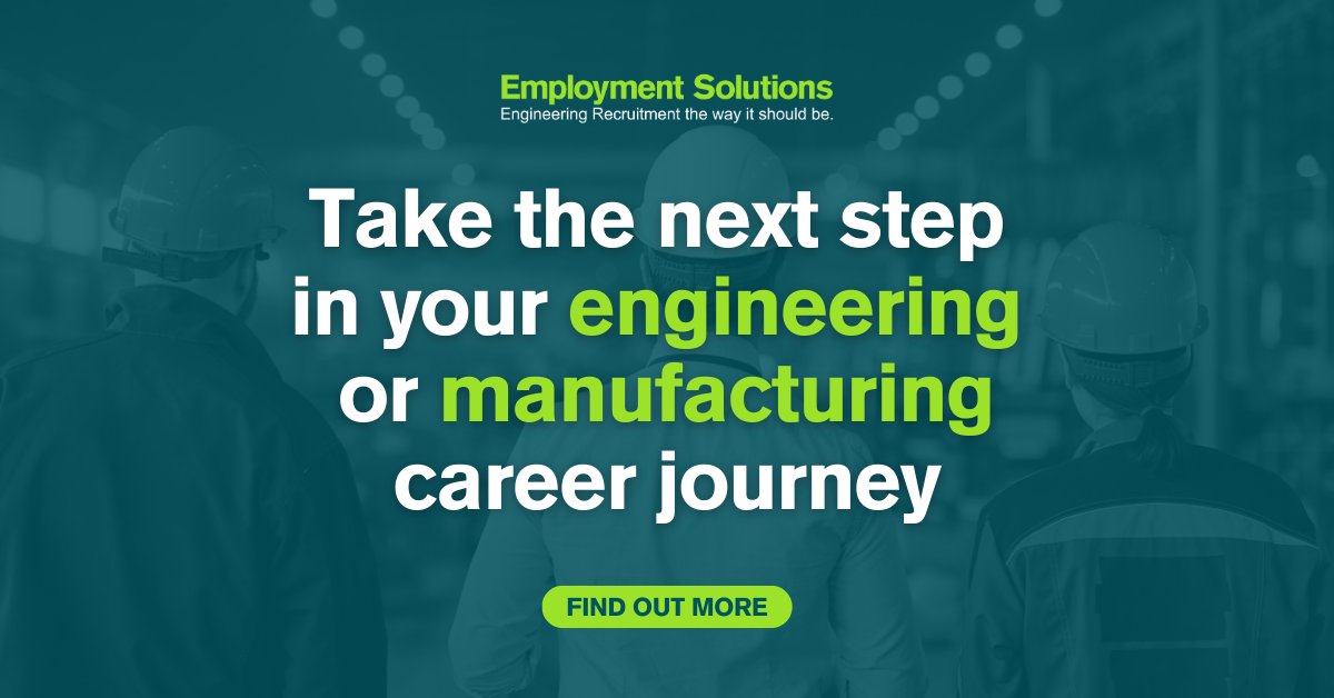 esrecruituk's tweet photo. Explore opportunities in engineering &amp; manufacturing with Employment Solutions. Whether it's aerospace, automotive, or more, we're here to support. Start your journey now: https://t.co/jx6VRXEeN0 
#JobSearch #EngineeringJobs #ManufacturingCareers https://t.co/uSj9tINWpF