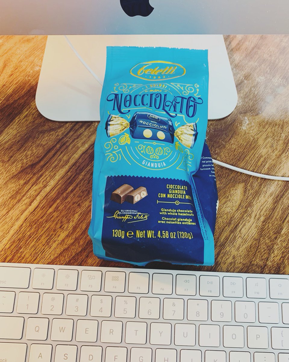 A happy prof is one munching in her office on some surprise chocolates all the way from Italy 🍫 🇮🇹 #iitdelhi