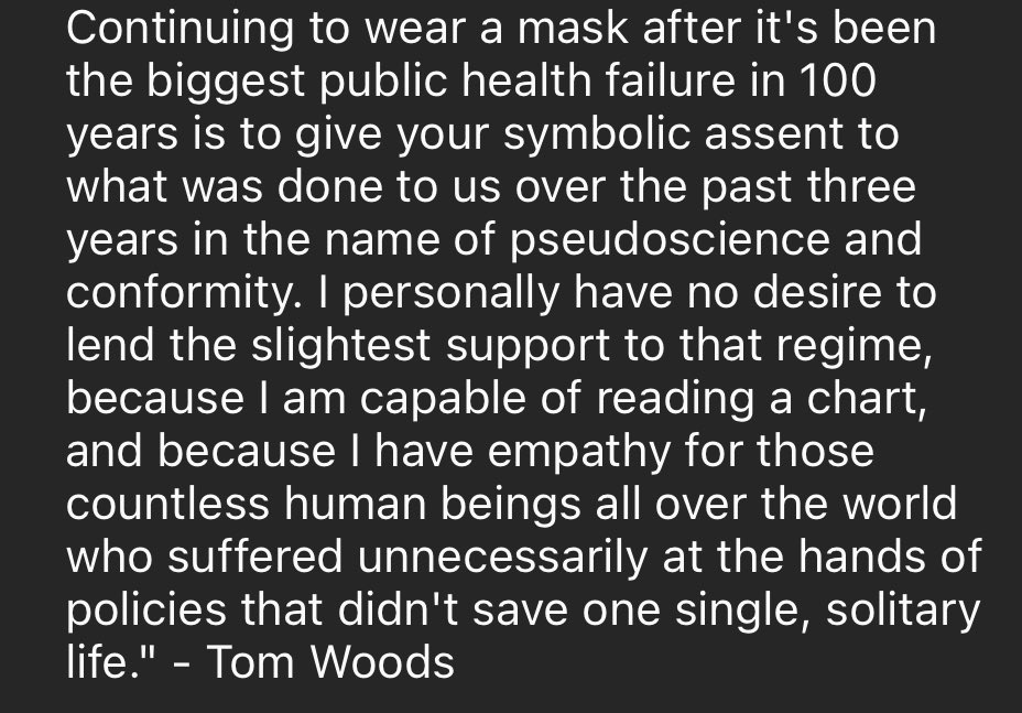 Lionsgate in Los Angeles, in addition to Morris Brown College in Atlanta are just two of the many “safety” measures making a comeback as U.S. health authorities begin talking of new variants. 

For Christ sake, #DoNotComply