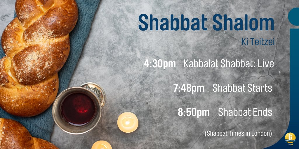 Shabbat Shalom! Join us today at 4:30pm as we prepare to welcome in Shabbat with Rabbi Cobi Ebrahimoff (Rav E), live from Jerusalem! Watch it live here: theus.tv/kabbalat-shabb…