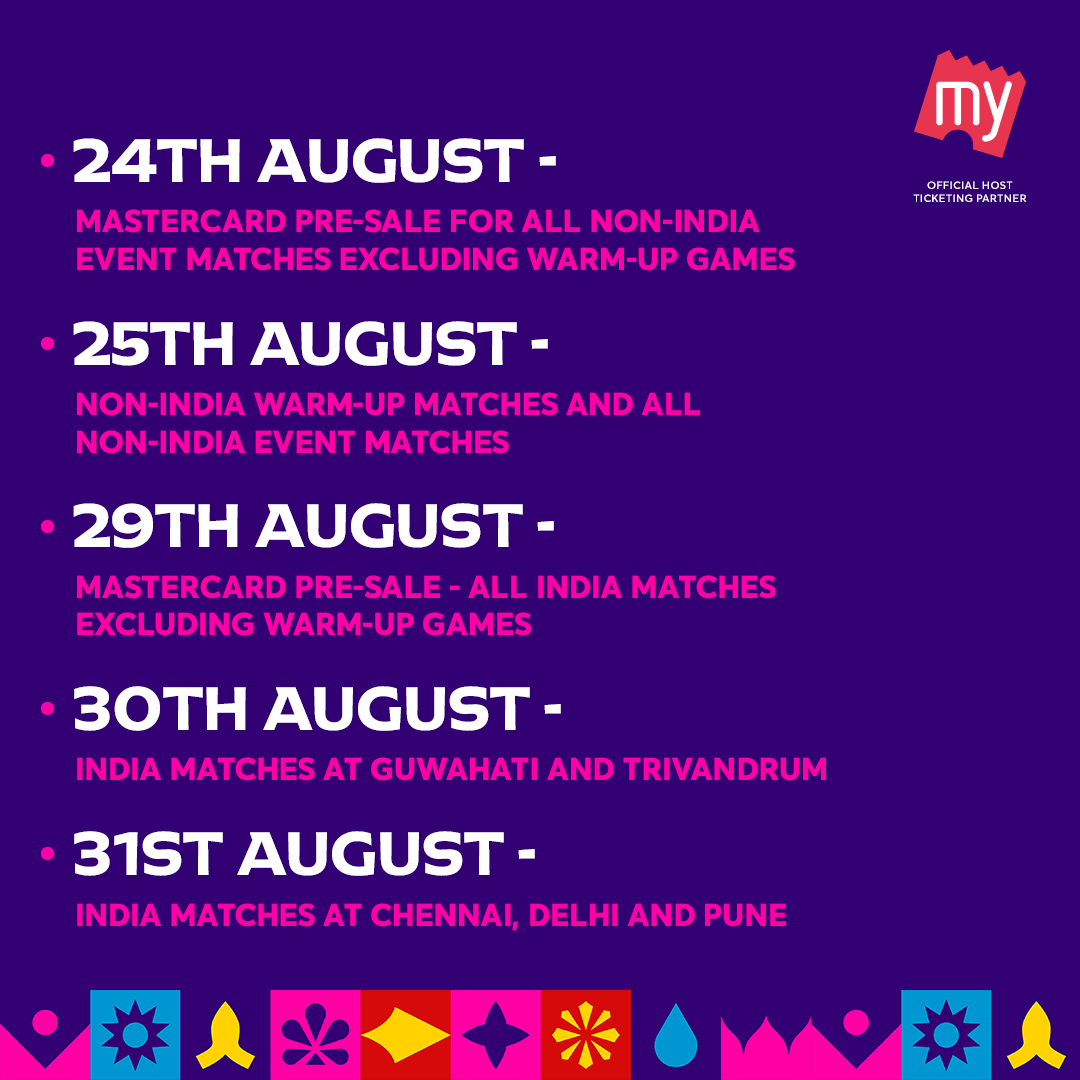 bookmyshow's tweet photo. 🚨Claim Your Spot: Let Our Guide Navigate Your Booking 🚨

Tickets Available at 6PM IST for ICC Men's Cricket World Cup 2023!

@ICC @cricketworldcup @BCCI https://t.co/HksCuttCEo
