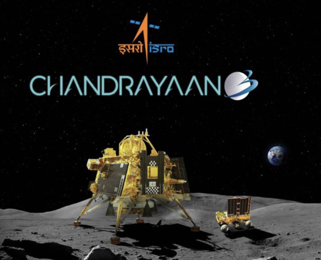 ISRO @isro 
UPDATE - Chandrayaan-3 Mission:
#PragyanRover has exited the ramp, rolled onto the #lunarsurface. Around 1:30am IST today, the rover started leaving #indian imprints on the moon.   8/24/2023