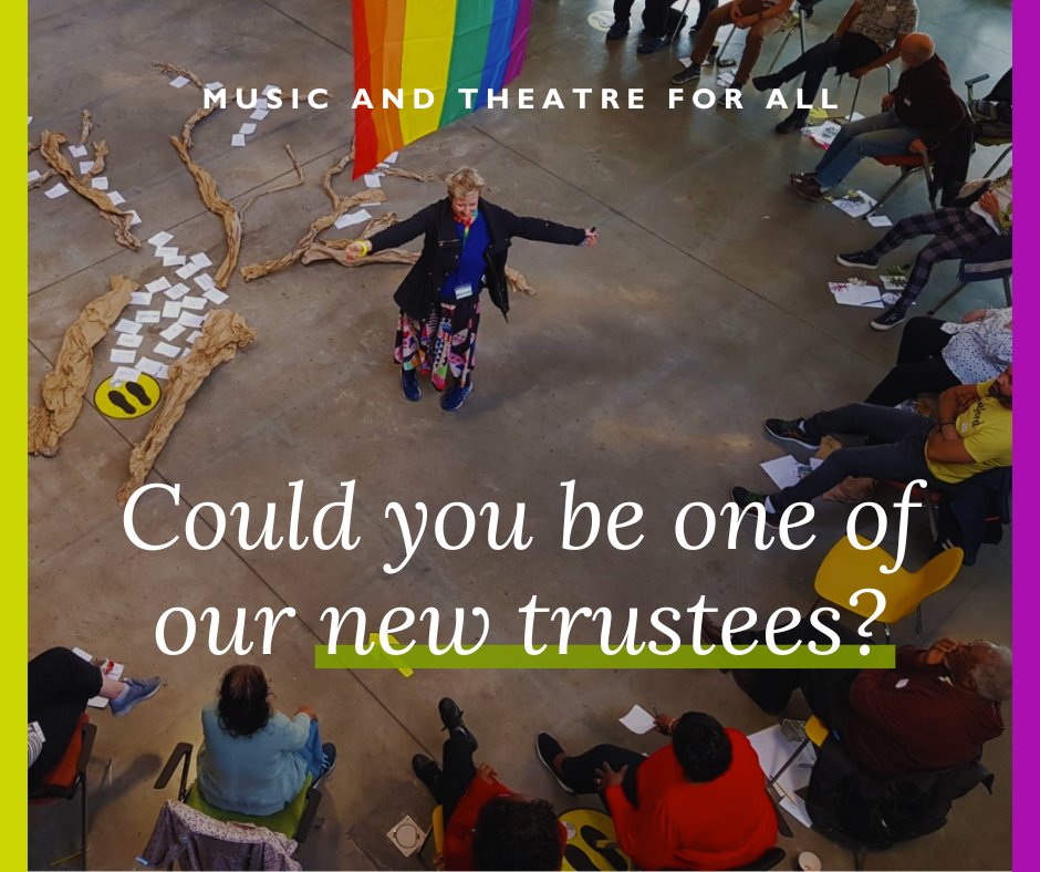 👋Exciting news: we're looking for up to 3 people to join our energetic & engaged board of trustees

Could it be you or someone you know?

Discover more by clicking the link👇 
bit.ly/becomeanMTFAtr…

#Trustee #ArtsCharity #Governance #CharityTrustee #TrusteeRole #CharityJob