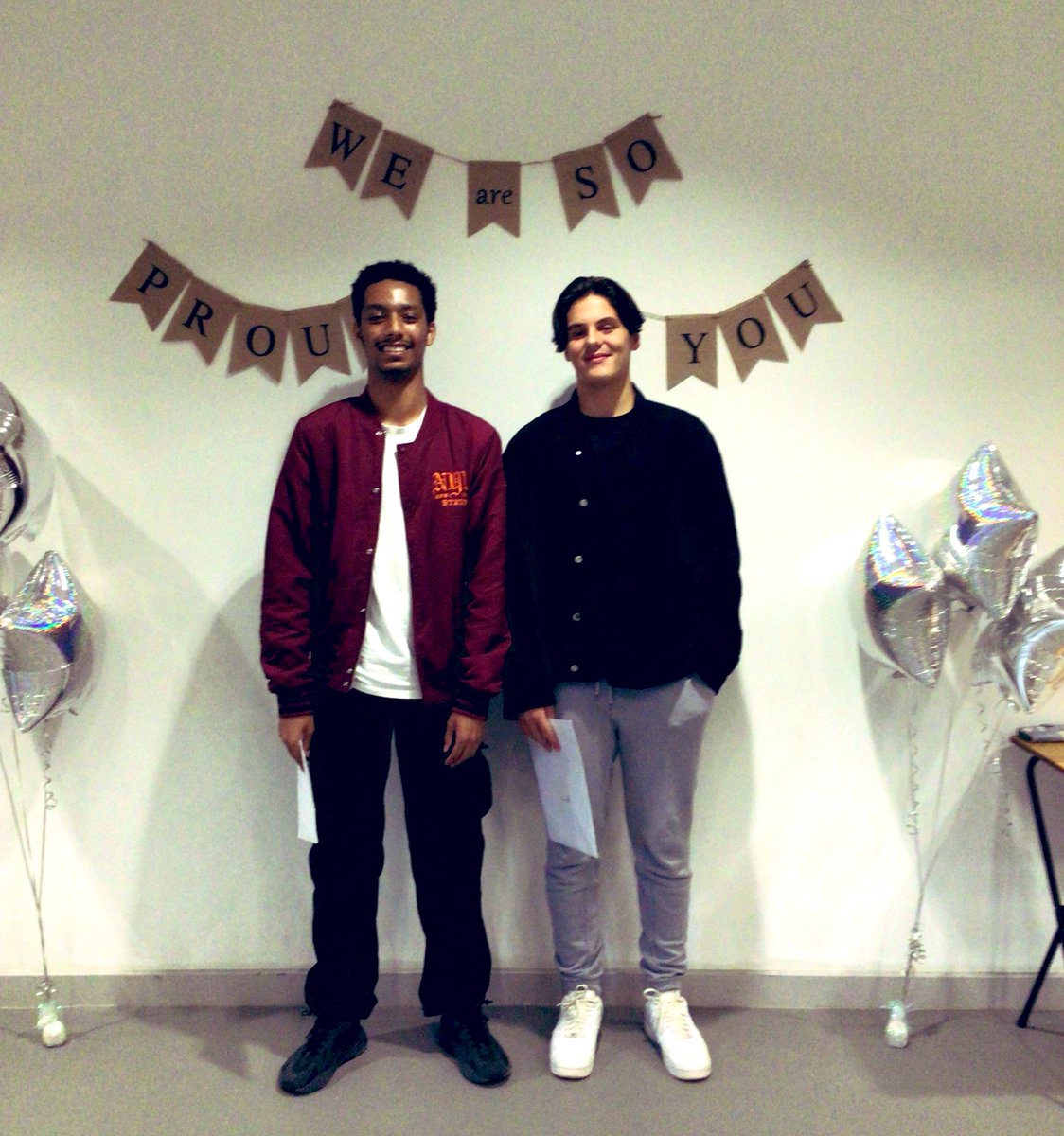 Aurel and Ahmed worked so hard and achieved brilliant results. We’re so proud of you both. 
Ahmed: 9998888866
Aurel: 8888777766