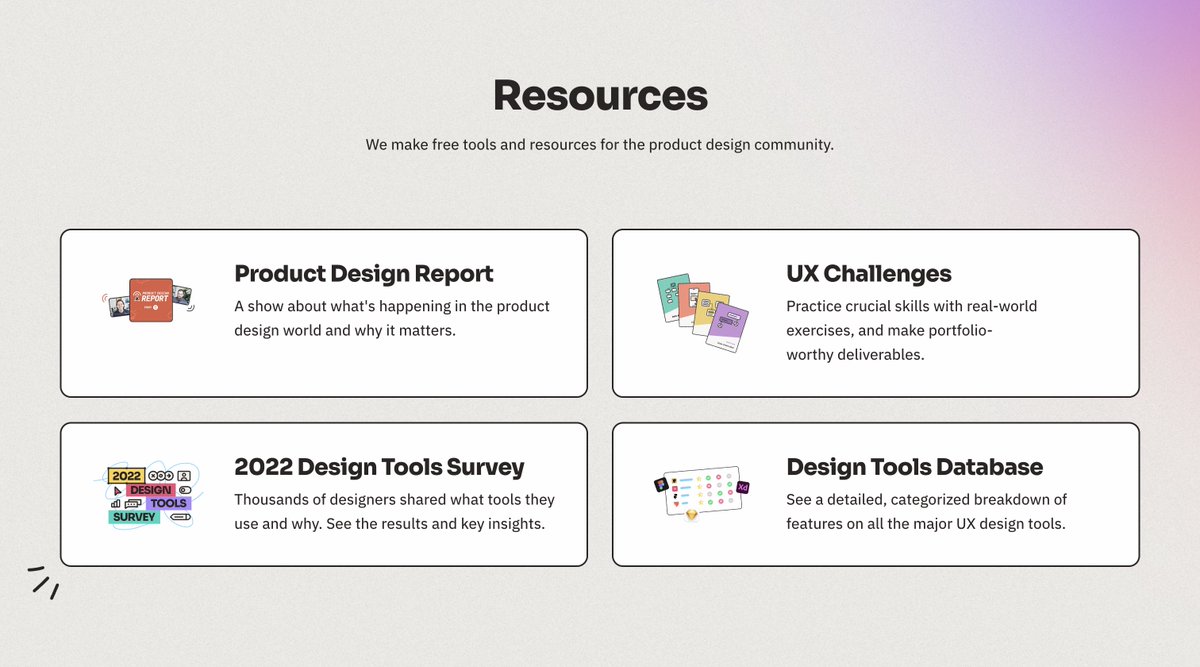 AJ_Ayanbisi's tweet image. Website of the day!

UX Tools 

This website serves as a hub for product designers seeking practical lessons, engaging in UX challenges, accessing a wealth of resources, and staying up to date with news in the Product/UI/UX field.

uxtools.co