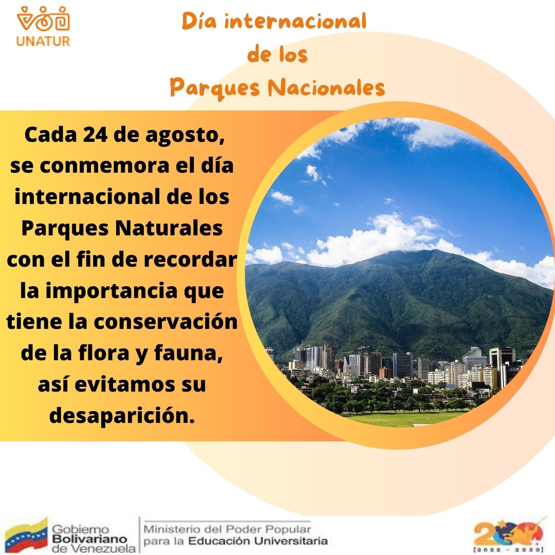 Tal día como hoy se conmemora el Día Internacional de los Parques por eso te recordamos que eres cuidar a nuestra madre tierra en tus visitas; recoge la basura y no botes químicos.