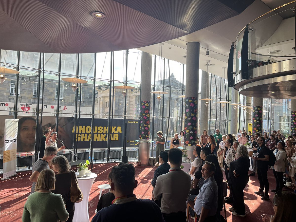 caravan_theatre's tweet photo. Huge thank you to everyone who attended the International Producers Breakfast this morning! 
Special thanks to Roy Luxford and Emma Hay, great to hear your thoughts on @edintfest programme question ‘where do we go from here’. @captheatres #IPB2023 https://t.co/VzkzRURIED