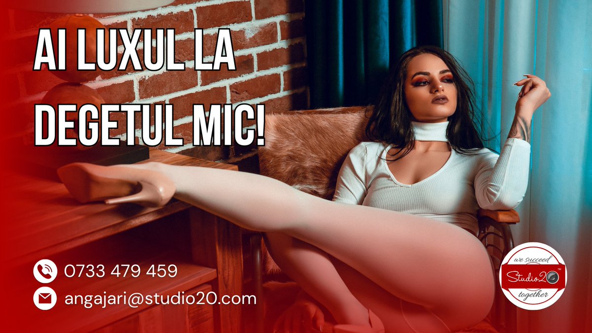 Studio20Craiova's tweet photo. Jobul de model online este printre cel mai bine plătite la momentul actual. Alege înțelept și asigură-ți un viitor fără griji.
Te-ai programat deja pentru interviu la Studio20?
📲 0733 479 459
💌 angajari.craiova@studio20.com
#Craiova #jobonline #jobmodel https://t.co/aawbbRV3FE