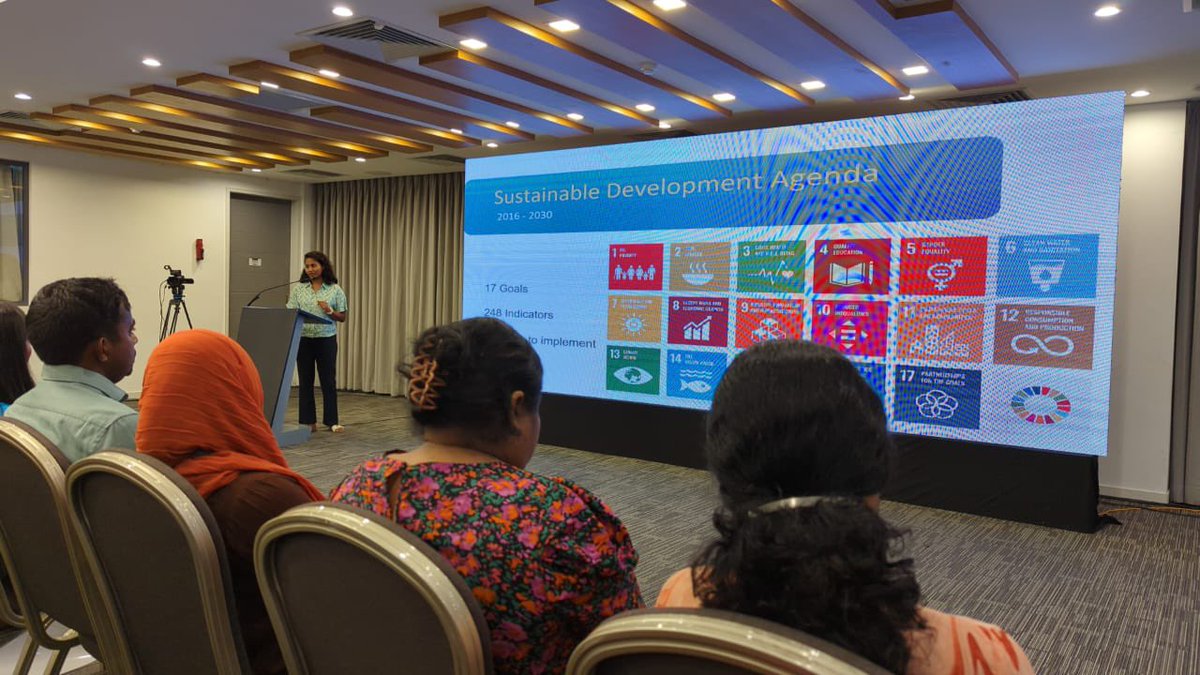 Bc_Maldives's tweet photo. Our Secretary General Aishath Reesha attended the launch event of the SDGs Learning Tool for CSOs organised by @UNMaldives. This tool is designed to empower CSOs with the knowledge and resources to contribute towards achieving, and advocating for the SDGs. https://t.co/DFNlc6WhW8