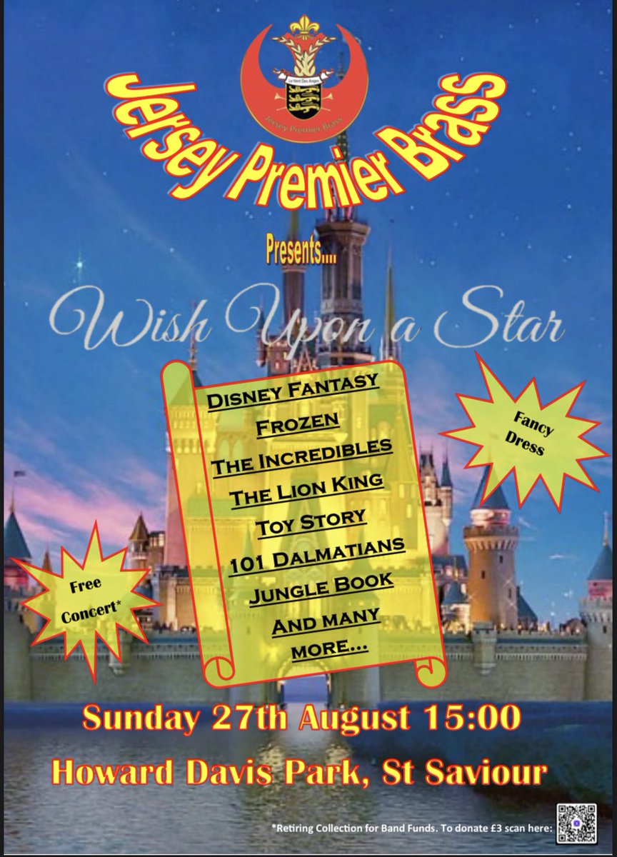JsyPremierBrass's tweet image. This Sunday, free concert at 15:00 27th August 2023z