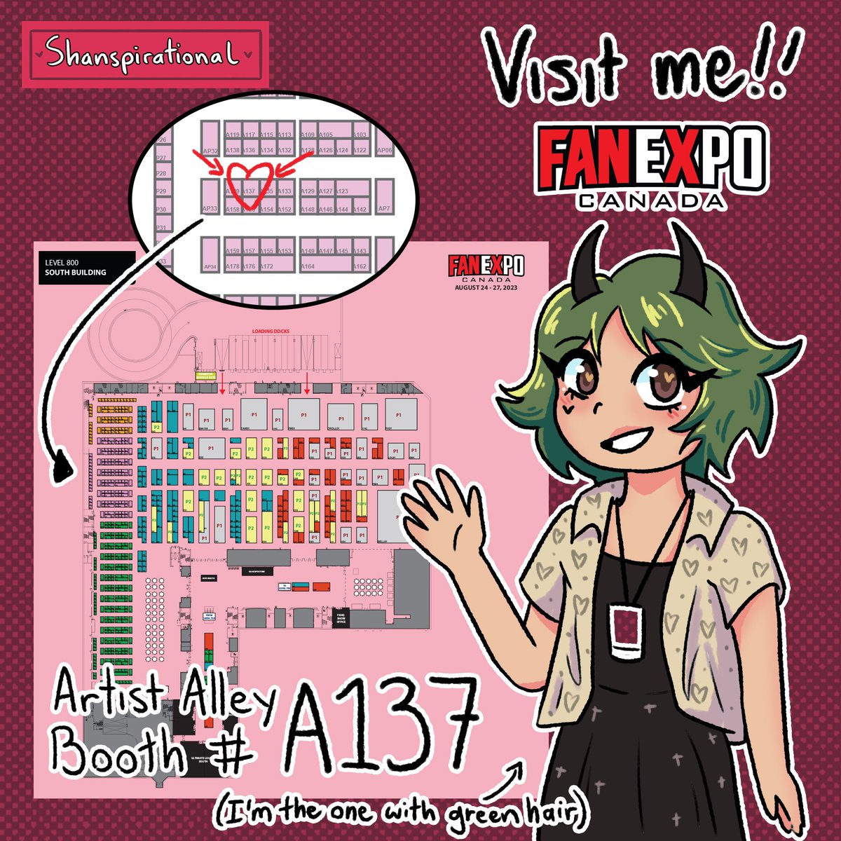shanspirational's tweet photo. Come visit me!! A137 #fanexpocanada 
#artistalley #fanexpotoronto https://t.co/cahk2BE6So