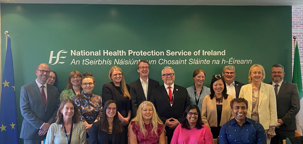 Really pleased to have welcomed Embassy of Canada, Public Health Agency of Canada (PHAC) & Innovation, Science & Economic Development Canada (ISED) to the National Health Protection Service of Ireland to share learning & insights in both countries to prepare for future threats.