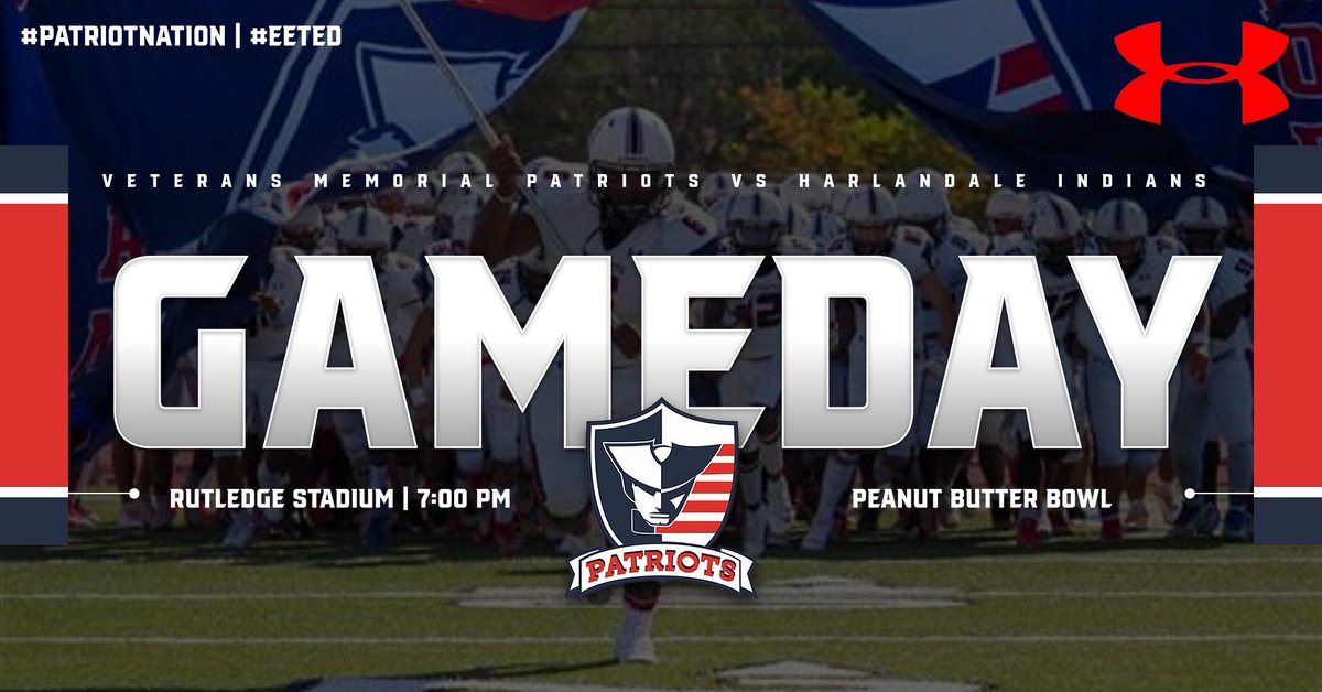 Patriot Nation it's HERE
🎟️ judsonisdathletics.org/HTtickets
📍 D.W. Rutledge Stadium
⏲️ 7:00 pm Kickoff
🆚 Harlandale Indians 
🥜 Donate Here for our annual Peanut Butter Bowl or bring a jar to the game !
peanutbutterbowl.com/online-donatio…
📺 <a href="/TNLFootball/">ThursdayNightLights</a> 

<a href="/JISD_ATHLETICS/">Judson ISD Athletics</a> <a href="/JudsonISD/">Judson ISD 🍎</a> <a href="/SAVeteransHS/">Veterans Memorial High School</a>