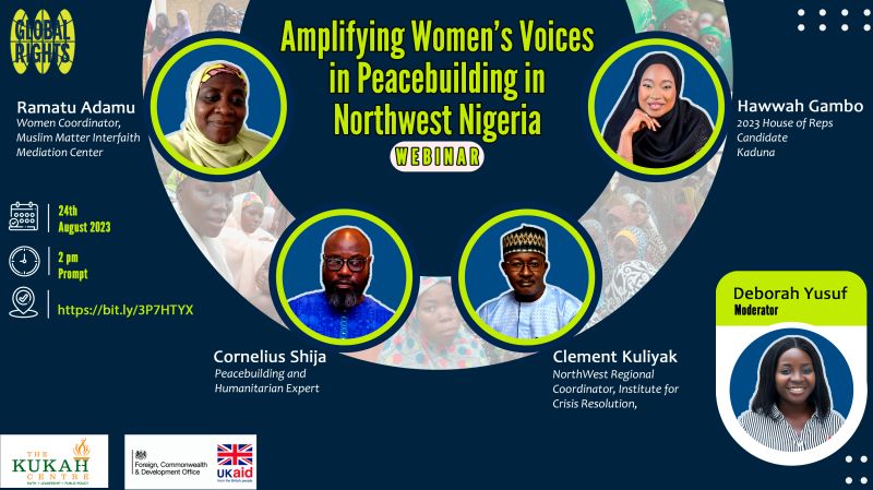 ClementKuliyak's tweet photo. The importance of inclusive visibility of women in peacebuilding cannot be overemphasized. Join us today as we spotlight the pivotal contributions of women to nurturing lasting peace. 
#WomenInPeacebuilding #GenderEquality #HumanRights https://t.co/Htpg9dcejE