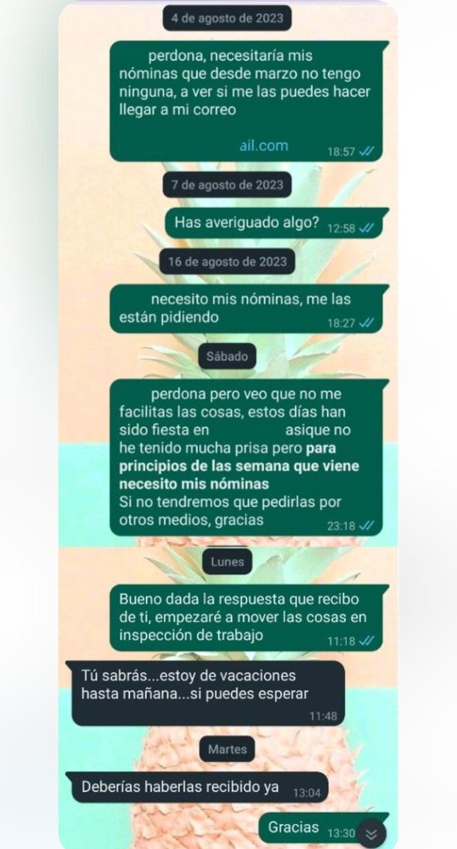 soycamarero's tweet photo. Y tener que insistir hasta ese punto para que te den lo que es tuyo.... https://t.co/frxJNkyWCA