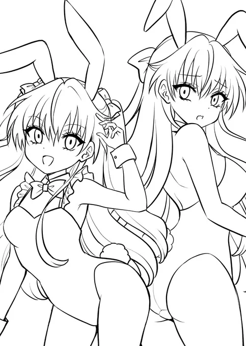 バニーの日はことごとく終わりましたが、TLでバニーを摂取し続けた結果、バニーが描きたい病にかかりました。そういう訳で、次回の扉は漫画本編とは何の関係もないイラストを描くことにします🐰