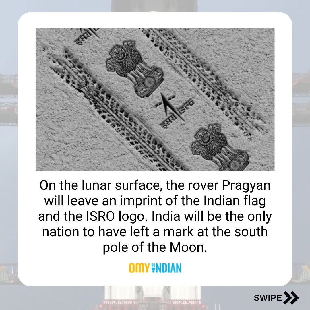 omyindian's tweet photo. Congratulations India! 👏🏼🇮🇳
.
.
#omyindian #chandrayaan3 #Chandrayaan3Landing #Chandrayaan3Mission #Chandrayaan3Launch  #ISRO #india https://t.co/bW8Z6X9AGz