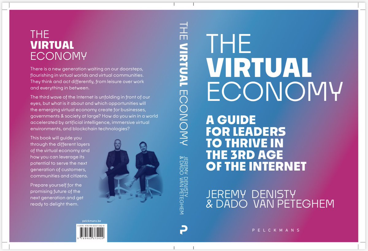 dadovanpeteghem's tweet photo. FRONTCOVER &amp; BACKCOVER READY ✅

🗓️ Out on October 20th 🚀

#thevirtualeconomy 
@JDenisty @Imagin3Studio https://t.co/MC2LjaKlmA