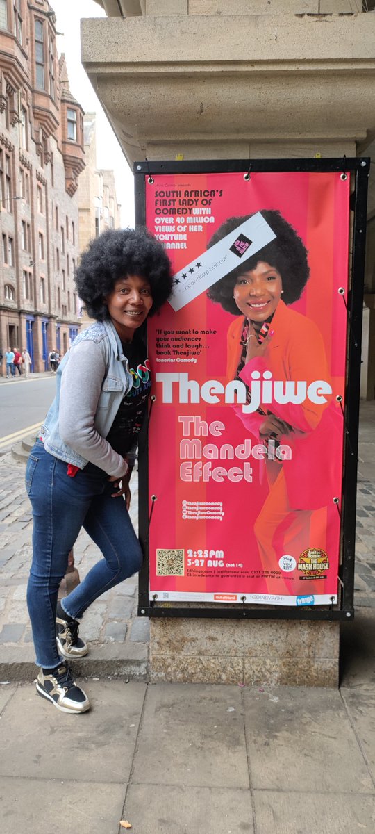 The reviews are out. It's my debut show and I am happy to get 4*. Four more days of <a href="/edfringe/">Edinburgh Festival Fringe</a>
#themandelaeffect #edfringe23 #edfringe #thenjiwe #thenjiwecomedy #standupcomedy