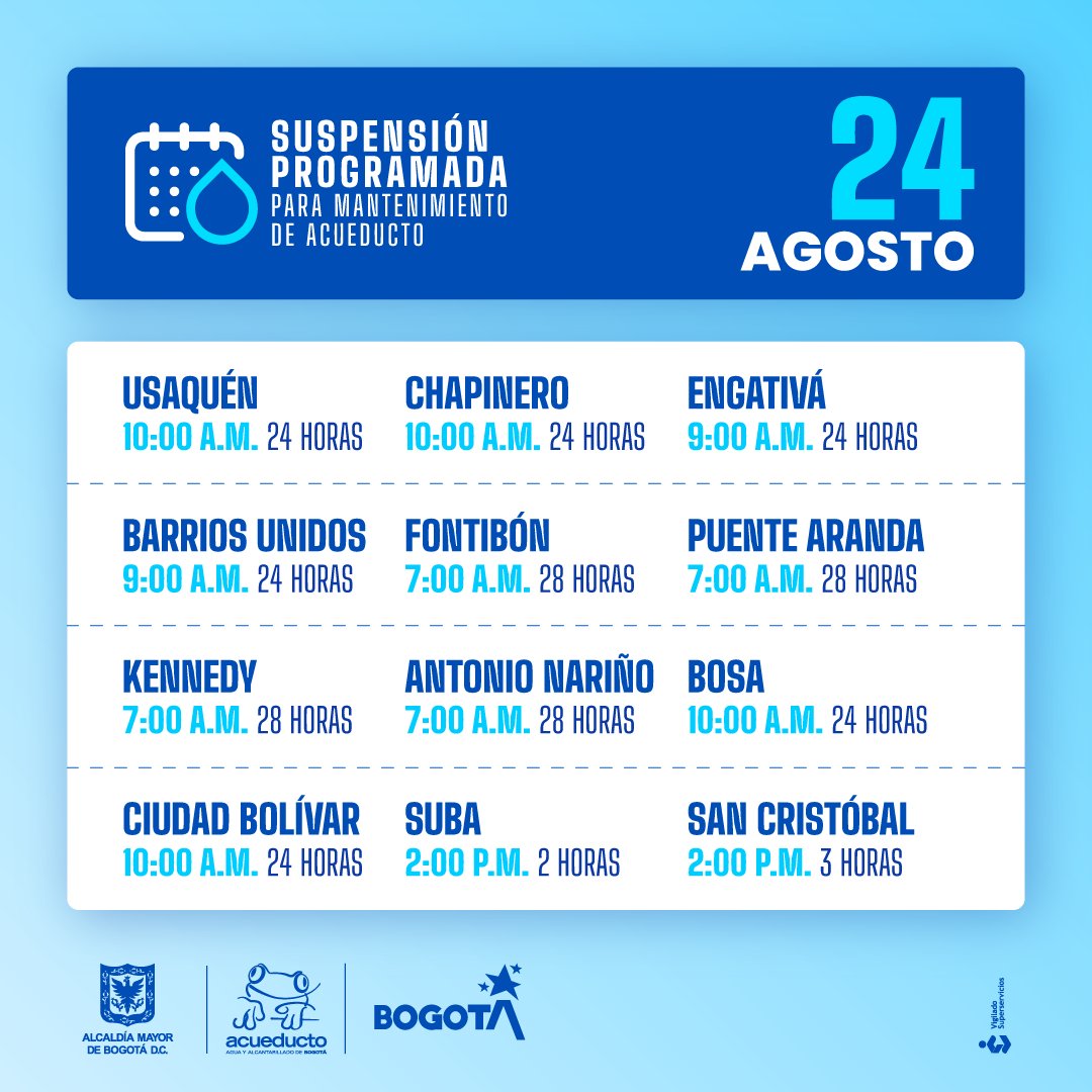 Acueducto de Bogotá tweet media