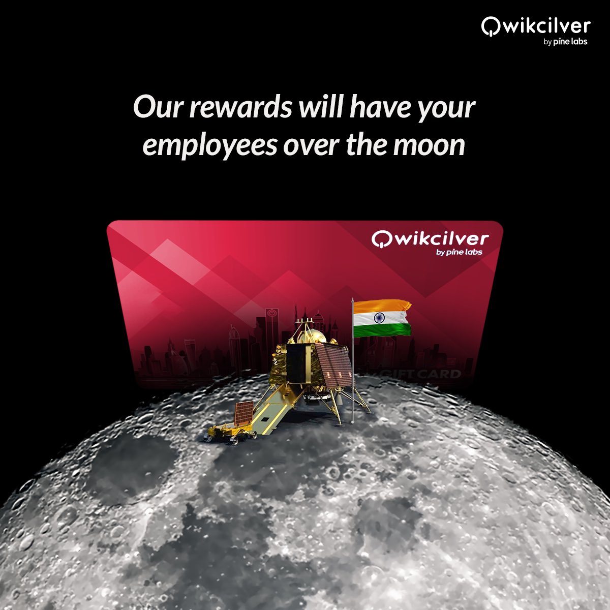 Fuel your employee’s productivity with the right rewards. Talk to us today bit.ly/3MXW00q 

#Chandrayaan3Landing #Chandrayaan3Success #chanderyaan3 #digitalgiftcards #employeerewards #giftcards #qwikcilver