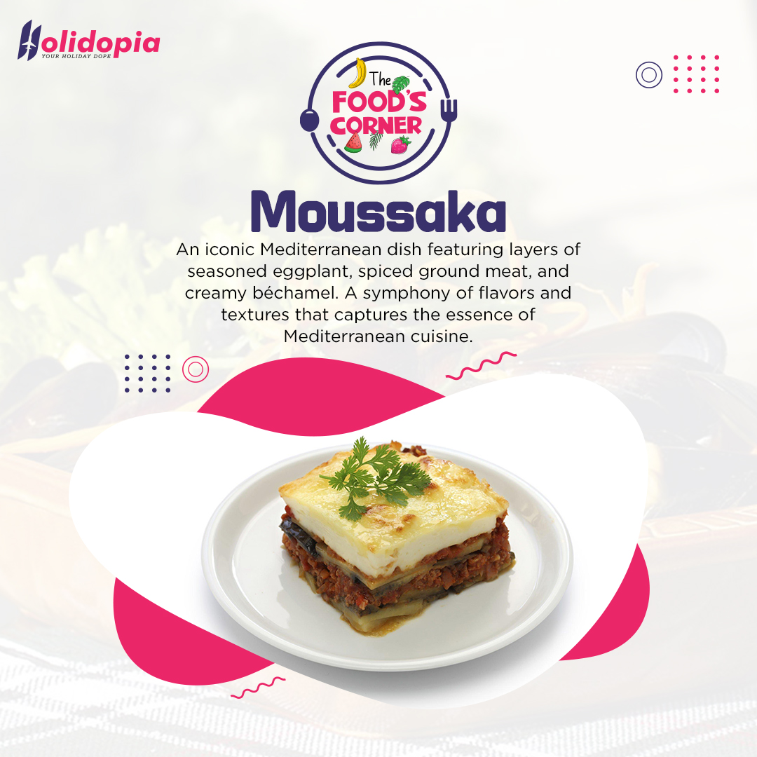 🥘If you're looking for a dish that will impress your guests, moussaka is the perfect choice.
.
.
.
#FoodieFaves #MouthwateringEats #DeliciousDishes #CulinaryTraditions #FlavorExplosion #EggplantElegance #MeatAndBéchamel #TantalizingTastes #MediterraneanMagic #Holidopia #GCSE