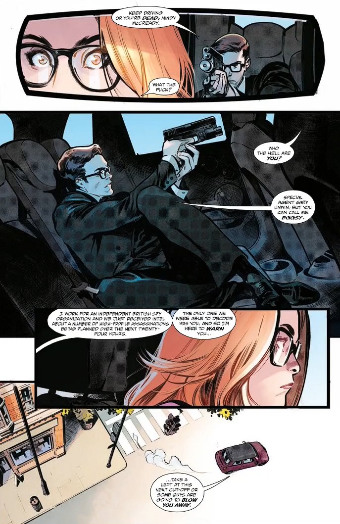 clownoncall's tweet photo. She's all grown up! She's going to get her favorite Batman comics. And she's wearing cute glasses. Together with Eggsy! (to Kingsman base?) I love them so much!
↳ Big Game #2
#hitgirl #mindymccready #eggsyunwin #kingsman https://t.co/oARvACXo1V