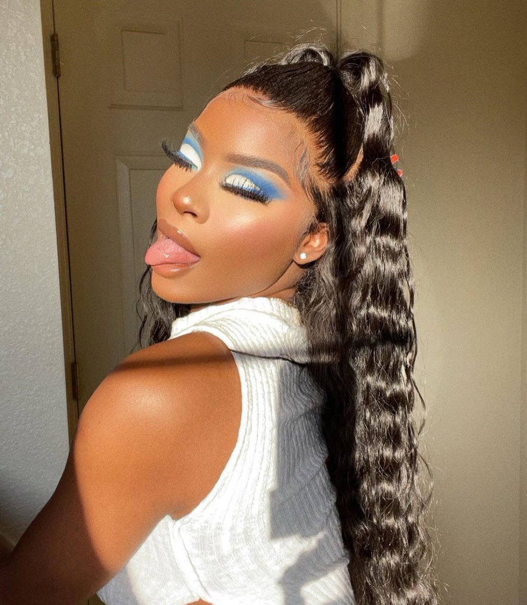 @shhhmariaaa bringing the heat in our 24" HD Lace Front Virgin Brazilian Loose Wave Wig #MayvennHair #MayvennMade #LaceFrontWig #HDLaceFrontWig #HDLace #LooseWaveWig #LooseWave #HDLaceWig #BrazilianLooseWave