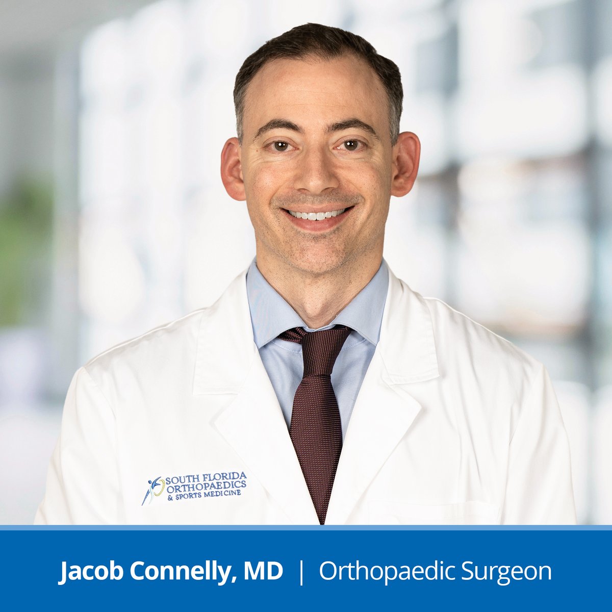SouthFlaOrtho's tweet photo. This week's #PhysicianSpotlight highlights Jacob Connelly, MD, who has been a part of South Florida Orthopaedics &amp; Sports Medicine since 2020. Dr. Connelly specializes in sports medicine, arthroscopy, and joint replacement. https://t.co/ngJlZDkAXa https://t.co/IjpFI1aYpt