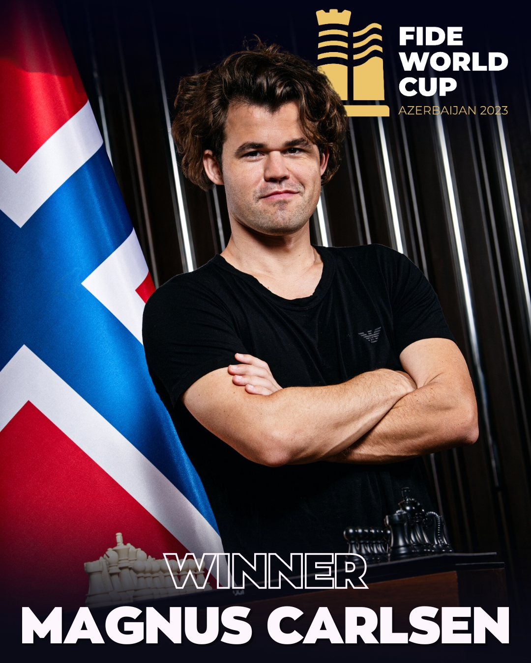 Roвιɴ Roвerт on X: FIDE Chess World Cup 2023: Magnus Carlsen won