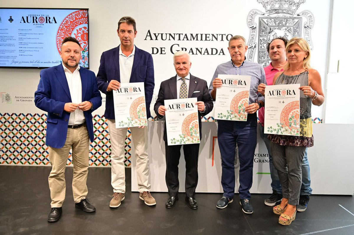 Francis Almohalla (@fran_almohalla) on Twitter photo El Albayzin en septiembre es un lugar en el que hay que vivir y disfrutar de todos los eventos que se organizan.Hoy presentamos la tradicional Verbena de la Aurora de <a href="/PerdonAurora/">Hermandad de la Aurora</a> en la que el <a href="/aytogr/">Ayuntamiento de Granada</a> colabora..apuntad las fechas en vuestras agendas. El Albayzin en septiembre es un lugar en el que hay que vivir y disfrutar de todos los eventos que se organizan.Hoy presentamos la tradicional Verbena de la Aurora de <a href="/PerdonAurora/">Hermandad de la Aurora</a> en la que el <a href="/aytogr/">Ayuntamiento de Granada</a> colabora..apuntad las fechas en vuestras agendas.