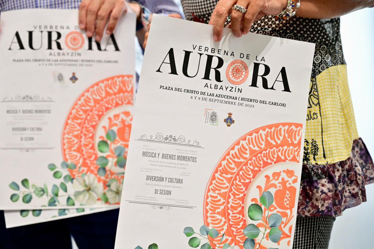 Fran_Almohalla's tweet photo. El Albayzin en septiembre es un lugar en el que hay que vivir y disfrutar de todos los eventos que se organizan.Hoy presentamos la tradicional Verbena de la Aurora de @PerdonAurora en la que el @aytogr colabora..apuntad las fechas en vuestras agendas. https://t.co/RF3JdiY0zm