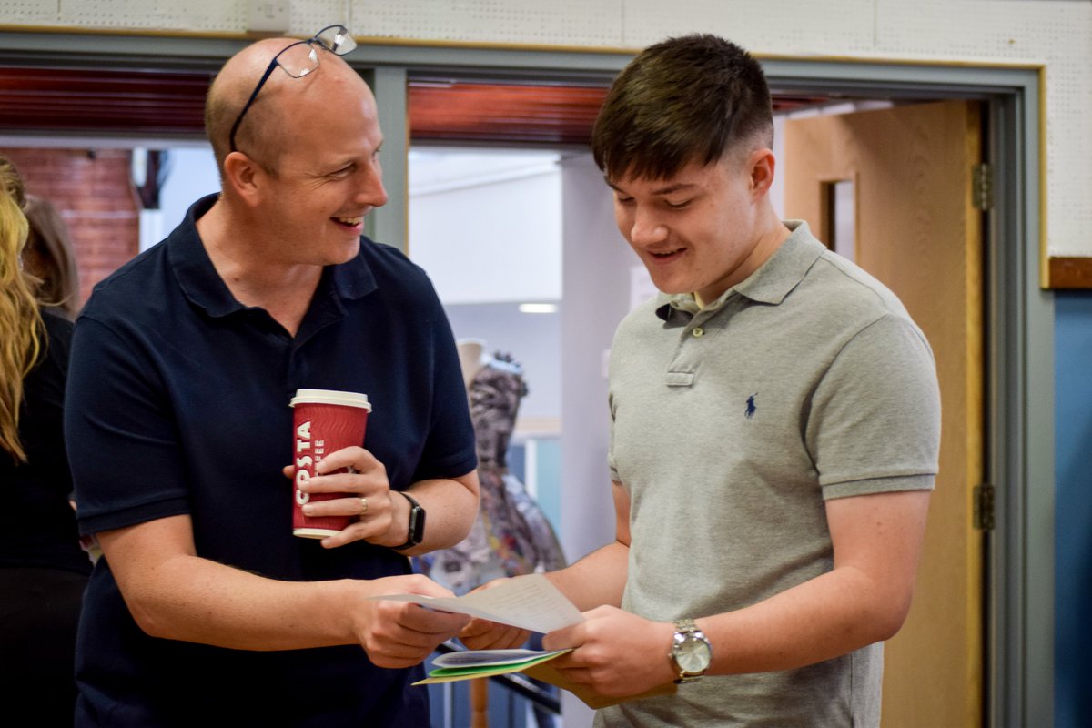 Great to be able to visit @tahschool on results day today and share in the joys and successes. Also a privilege to see the hard work of staff to support the students to secure their next steps. Well done to all, Trevor CEO. #CEOvisits #GCSEResults2023
