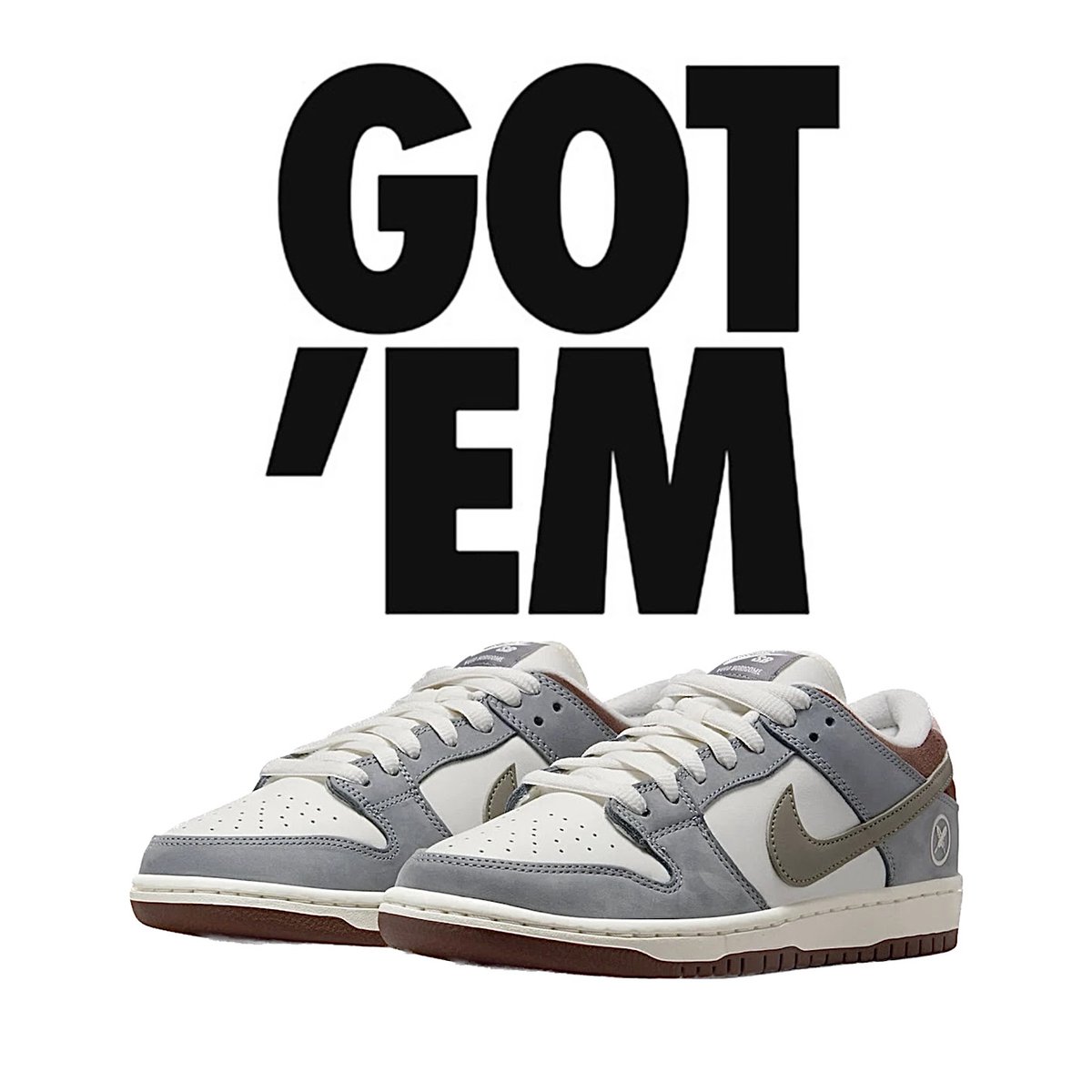 Snkrs_warrior's tweet photo. SNKRS LIVE
何も期待してない人はRT♻️
Yuto Horigome × Nike SB Dunk Low Pro QS "Wolf Grey"
#SNKRS