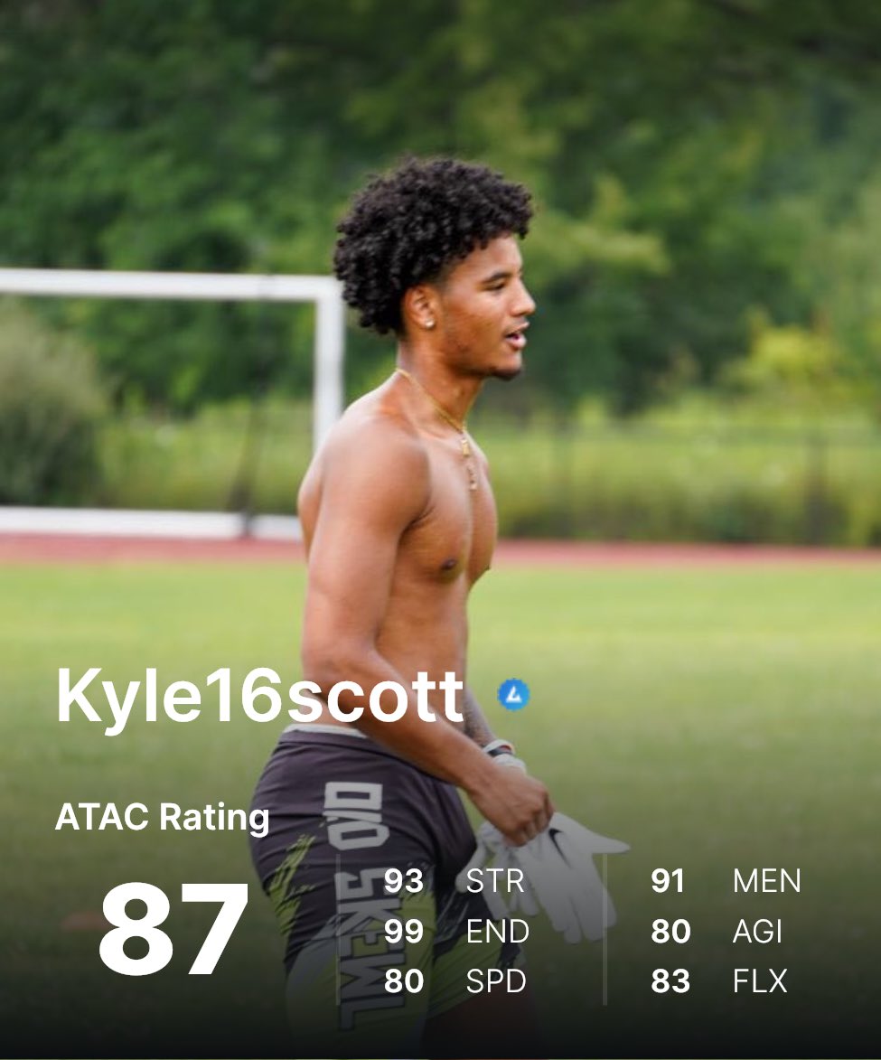 Kyle16Scott's tweet photo. Thank you to the #atacapp for partnering with me . If you wanna take your game to the next level go download the app !! π₯ https://t.co/6RCqhcb1mK
