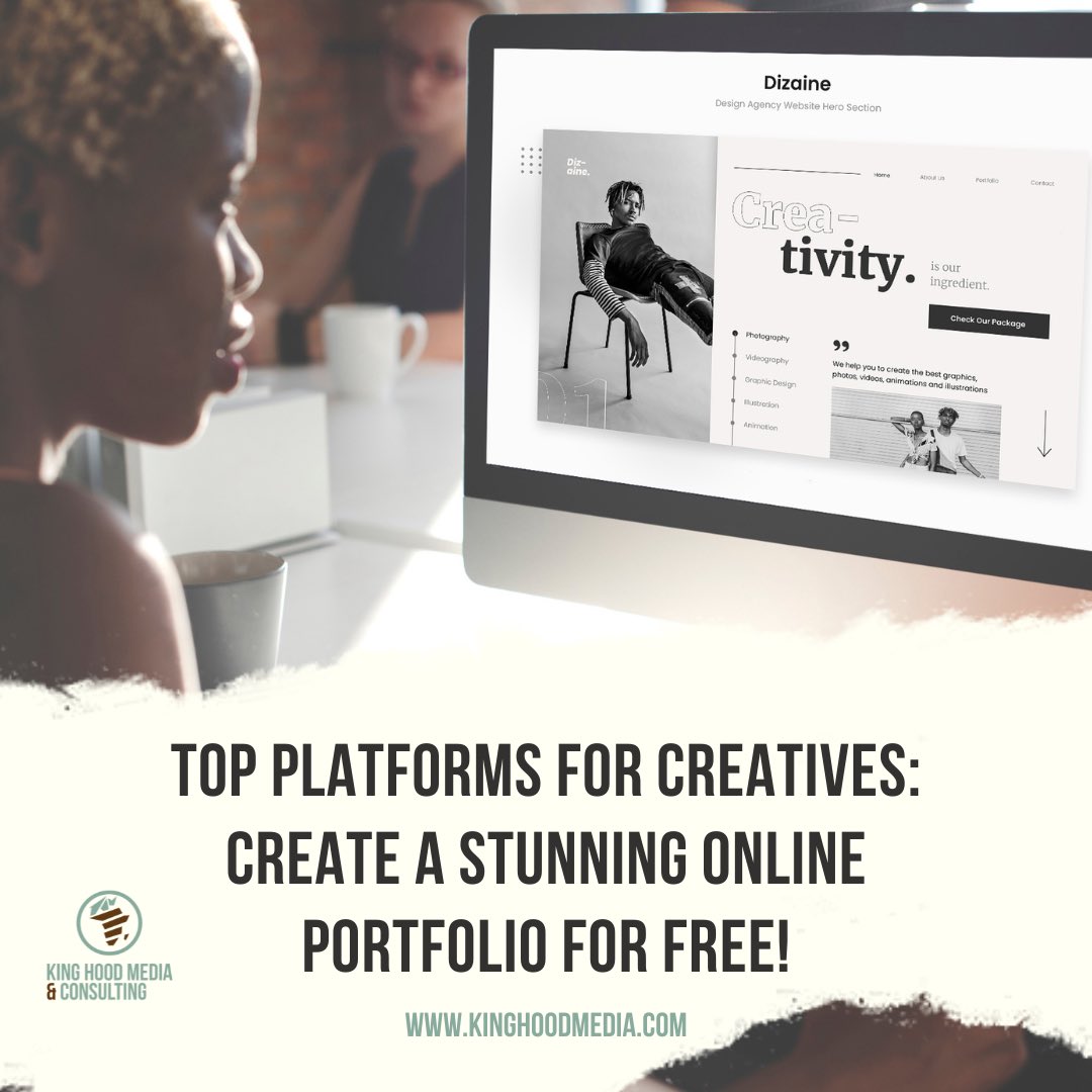 Creatives, listen up! Want to flaunt your work and land that dream gig? 🎨 

You can create a stunning online portfolio FOR FREE! Check out these top platforms.

Read More: kinghoodmedia.com/2023/08/24/top…

🚀🔥 #CreativePortfolio #FreeForCreatives