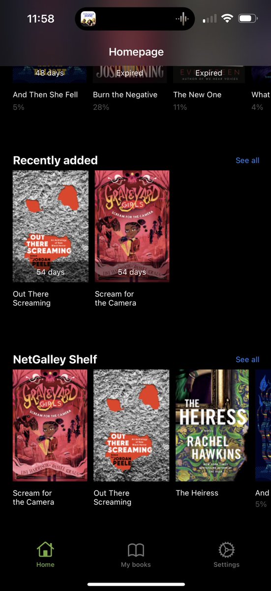 I’m so excited 😱😱😱!!

I got approved for Out There Screaming and Graveyard Girls: Scream for the Camera 🥹. 

#NetGalley #OutThereScreaming #ScreamfortheCamera #GraveyardGirls