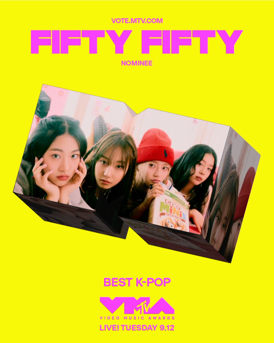 fifty50voting's tweet photo. 🚨VMAs POWER HOUR UNDERWAY

VOTING COLLAB
• Best Kpop (Fifty Fifty)
• Artist of the Year (Nicky Minaj)
• Video of the Year (Super Freaky Girl)
• Best Hip-Hop (SFG)
• Best R&amp;B (Love In The Way)

🗳️ here: https://t.co/udTXX76bPm

#FIFTYFIFTYxVMAS 
#FiftyFiftyForBestKpop https://t.co/m6MPYCMsK0
