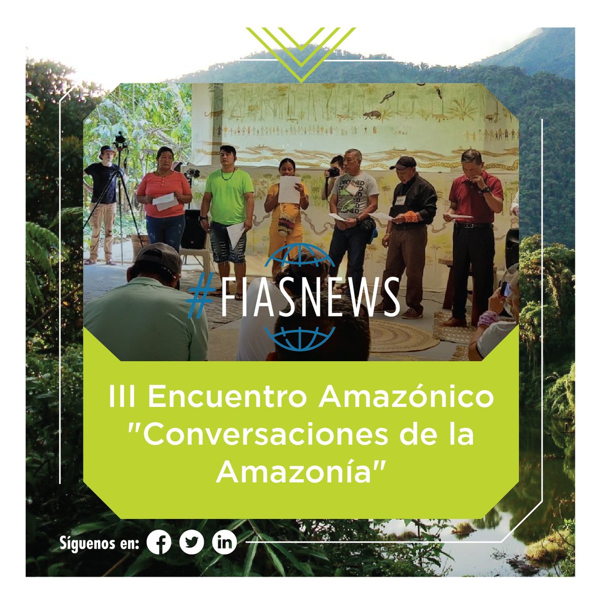 La Coordinación del Fondo de Asistencia Técnica en BioEconomía participó en el III Encuentro Amazónico “Conversaciones de la Amazonía”, que tuvo lugar en la ciudad de Leticia, Amazonas.

💻 Conoce más sobre esta noticia en fias.org.ec/noticias/