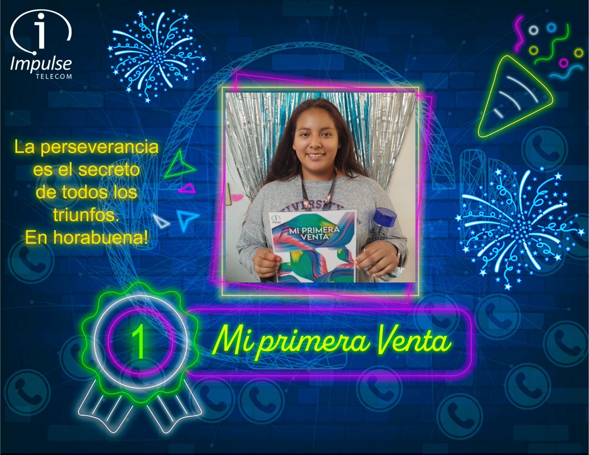 VacantesImpulse's tweet photo. 📷📷Felicidades por su primera venta,📷📷 por este nuevo logro cumplido, Impulse Telecom les desea mucho éxito.📷📷
#MiPrimeraVenta #FamiliaImpulse #OrgulloImpulse
#VibrandoPositivo #FamiliaImpulse #OrgulloImpulse
#VibrandoPositivo #Fiesta #ImpulseTelecom #Felicidades #Éxito https://t.co/pWmSuI3gFE