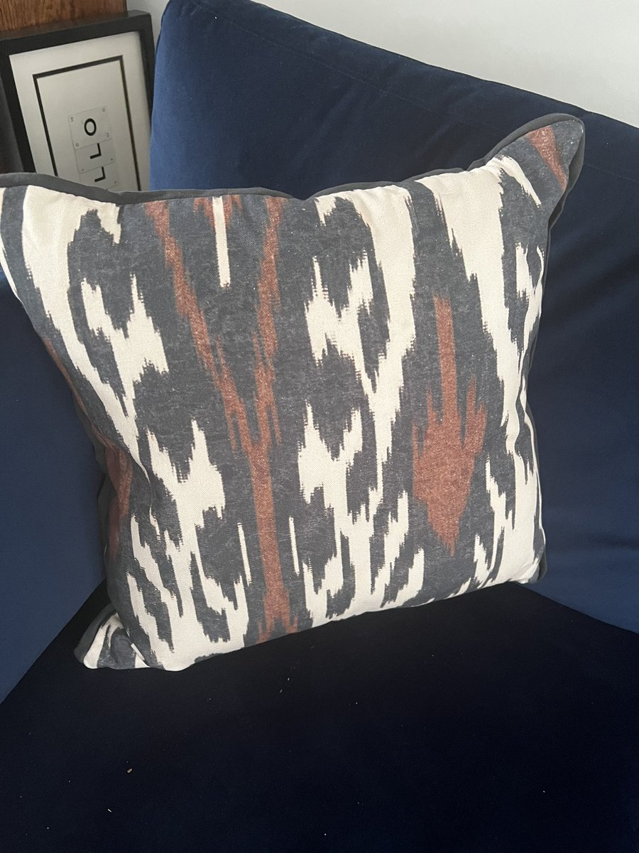 Haribocheeks's tweet photo. @marksandspencer I bought this cushion in your Bracknell store, but can’t seem to find it online to buy a second.. is it new stock or old? It’s called the ‘ikat cushion’ https://t.co/dR7RAeWYOO
