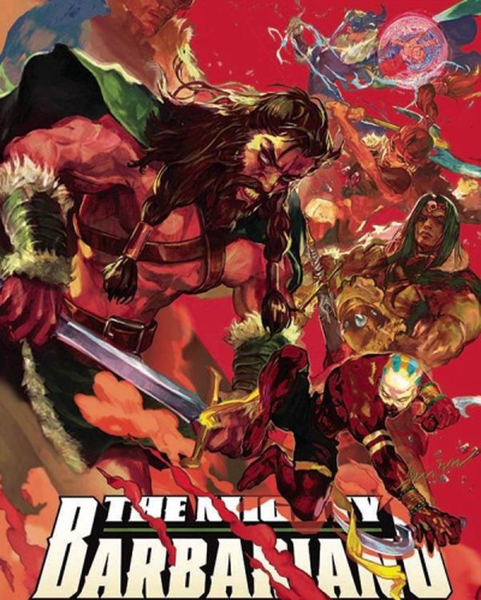 Read the review👉 comicalopinions.com/8iea THE MIGHTY BARBARIANS #5, from @AblazePub on 8/23/23, sends Morgan, Kull, and the rest against Claudia's goblin army #NCBD #fantasy #comicalopinions #comics #comicreview #Marvel #art #comicbooks #dccomics #manga #comic