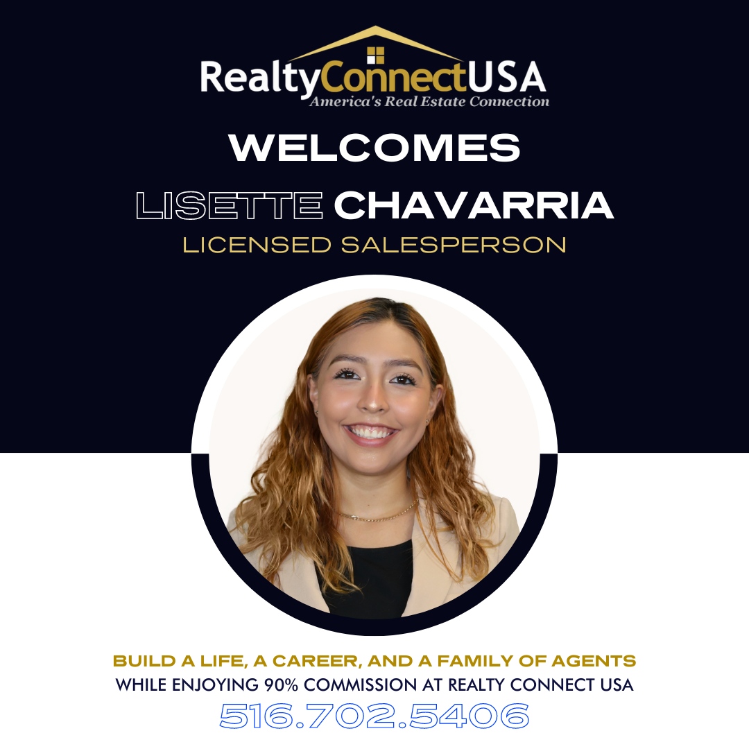 RealtyConnectLI's tweet photo. Please join us in extending a warm welcome to Lisette Chavarria, the newest member of our Realty Connect family!⁠
⁠
Lisette Chavarria, Licensed Salesperson⁠
☎️ Office: 631.590.7226⁠
📲 Cell: 631.992.5375 https://t.co/LQ6EU8DtZl